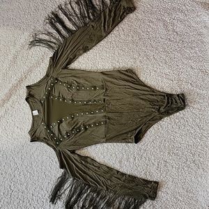 Fringe body suit